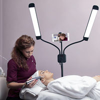 Éclairage LED Professionnel Double Bras pour Maquillage et Cils avec Trépied – Expédition Directe depuis Entrepôt USA