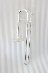 Trombón Soprano Plateado, Cuerpo de Latón, Tono Bb, con Funda de Tela y Caja de Espuma <span class=keywords><strong>en</strong></span> <span class=keywords><strong>Venta</strong></span> - Product Image 3