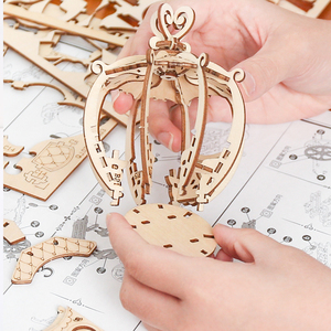 Robotime Rolife Contact Obtenez 9% de réduction sur les puzzles en bois 3D TG302 Kit de modèle de chariot de <span class=keywords><strong>citrouille</strong></span> Artisanat en bois Cadeaux de Noël pour les enfants - Product Image 4