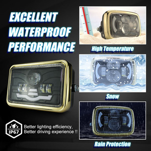 Ensemble de phares de moto MOTOLED <span class=keywords><strong>Custom</strong></span> <span class=keywords><strong>Vintage</strong></span> Dual pour <span class=keywords><strong>Honda</strong></span> CG125 Modified Light - Product Image 6