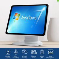 15 inç Hepsi Bir Arada Dokunmatik Ekranlı Elektronik Kasa Terminali Core I3 İşlemci Win7 İşletim Sistemli Restoranlar İçin Mutfak Ekranı