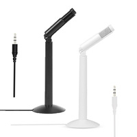 Microphone à condensateur professionnel pour ordinateur Sf-950 - Filaire 3,5 mm - Léger - Portable - Omnidirectionnel - Fréquence 50 Hz-16 kHz