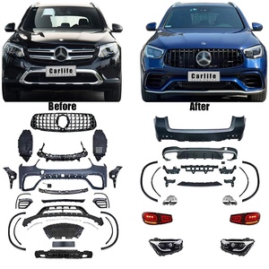 Karosserie-Kit für Mercedes-Benz <span class=keywords><strong>GLC</strong></span> X253 GLC200 GLC250 GLC300 2015 2016 2017 2018 2019 Upgrade auf 2022 GLC63 Modell - Product Image 2