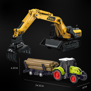 Voitures jouets pour garçons et enfants, grands véhicules <span class=keywords><strong>de</strong></span> construction à inertie, excavatrices, bulldozers et modèles <span class=keywords><strong>de</strong></span> machines <span class=keywords><strong>de</strong></span> forage - Product Image 2