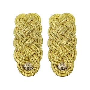 Accesorios de Uniforme Personalizados con Cordón de Hombro, Epaulete Trenzado de Macramé Recubierto - Product Image 4