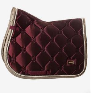 Rembourrage de confort noyau en mousse souple doublure en polaire de polyester tapis de selle occidental avec housse lavable équipement d'équitation facile à entretenir - Product Image 1