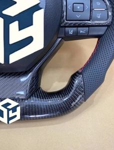 <span class=keywords><strong>Volante</strong></span> Deportivo Personalizado de Fibra de Carbono Forjado con Luz LED para Honda Civic de 10ª Generación, Accesorio Personalizado para Automóvil - Product Image 6