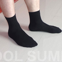 Chaussettes en coton pour hommes, Design classique, couleur unie, costume d'affaires, blanc, noir, gris, Design, de luxe, pour le Sport, 200 aiguilles