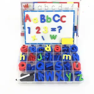 Educatieve School Aangepaste Nummers Symbolen Engels Leren Speelgoed Magnetische Letters Voor Kinderen