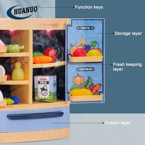 High Quality <strong>Kids</strong> Interactive Kitchen Electric Spray <strong>Mini</strong> <strong>Fridge</strong> Set Refrigerator Toy - Product Image 2