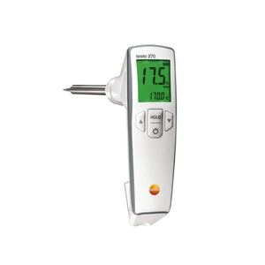 Medidor de Grado Alimentario Testo 270, Precisión de 1.5F/C, Rango de +40 a +200 °C (Personalización OEM/ODM, Número de Pieza 0563 2750) - Product Image 1