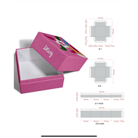 Coffret Cadeau Personnalisé Écologique de Luxe en Papier Rigide Magenta, Taille Personnalisée, Fermeture Magnétique, Impression UV, Gaufrage, Cadre Photo, Éponge