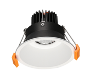 Projecteurs fixes modernes Cadre rond Cob LED Downlight Anti-éblouissement GU10 Spot Light Fixture 90mm Cut Out RF2