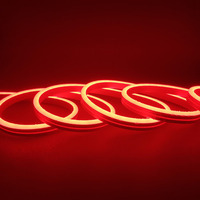 Kit 5 m/rouleau modifié Gel de silice PVC 12v 5*11mm 2.5cm coupe bande flexible 2.5cm néon LED lettre signes Silicone IP67 décoration extérieure
