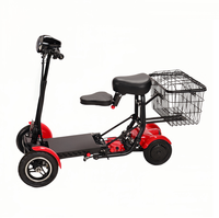 Nouveau Scooter Électrique Urbain Pliable et Léger 2026, Mini Taille, Tendance, Quatre Roues, Moteur Double 250W, Batterie Amovible