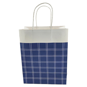 Gift Bag in Stock White Kraft <b>Paper</b> <b>Packaging</b> Bag with Handle Business Shopping Take Away Bag - Product Image 2