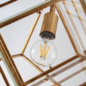 Modern Luxury Iron Reading Hotel Lamp Chandeliers Cube Iron Art Glass Box <b>Pendant</b> Light for Living Room Geometry Lamp - Product Image 4