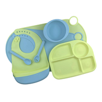 Ensemble de repas pour enfants de 0 à 3 ans, marque Thistle, style mignon, haute qualité, sans BPA, écologique, compatible lave-vaisselle