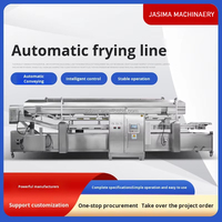 Industriële Automatische Frites Maken Machine Bananenchips Frituren Productielijn