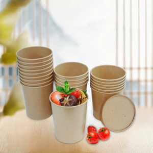 2023 Wholesale Food-Grade Cardboard Paper Soup Container Paper Lunch Box With Factory Price