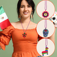 WOWEI Ensemble d'accessoires de collier de perles en plastique personnalisables pour la Saint-Patrick et le Mardi Gras - Cadeaux festifs pour les défilés et les décorations