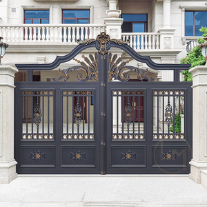 Porte électrique de luxe de haute qualité <span class=keywords><strong>en</strong></span> alliage <span class=keywords><strong>d</strong></span>'aluminium, porte battante, <span class=keywords><strong>portail</strong></span> <span class=keywords><strong>d</strong></span>'entrée de villa et de maison, <span class=keywords><strong>portail</strong></span> <span class=keywords><strong>en</strong></span> <span class=keywords><strong>fer</strong></span> forgé, <span class=keywords><strong>prix</strong></span> - Product Image 6