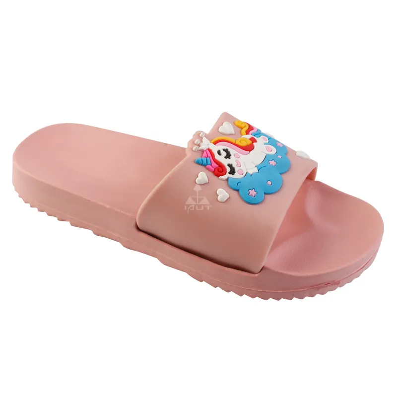 Top Brand Popular Kids Cartoon PVC Shoes Girls New Funny Kids Slipper