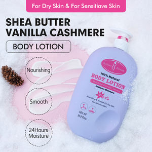 Lotion Corporelle Hydratante au Beurre de Karité Marque Blanche Vanille Cachemire Nourrissante Lissante pour Peaux Sèches Crème Hydratante Corporelle - Product Image 3