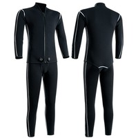 Combinaison de plongée en néoprène respirante et chaude pour le triathlon et la pêche sous-marine, deux pièces, 3 mm et 5 mm, pour la plongée libre