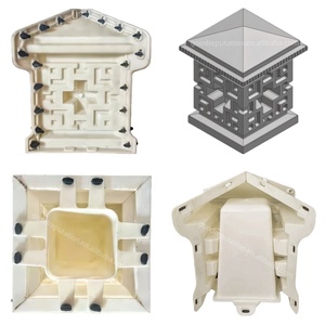 Molde de Estatua de León de Jardín de Hormigón Prefabricado de Plástico de Nuevo Diseño, Estatua Decorativa para Jardín, Adornos de Cemento - Product Image 4