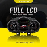 Navirider Chevrolet Cruze 2009-2013, Pantalla Táctil Digital LCD IPS para el Tablero, GPS Android, USB/ 1920x720, 1 Año de Garantía