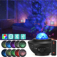 Projecteur d'étoiles LED avec haut-parleur Bluetooth, lampe d'ambiance ciel étoilé télécommandée, vente chaude directe usine