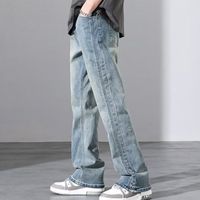 Fabricant OEM sur mesure de jeans baggy pour hommes, style décontracté et ample