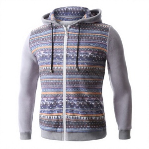 Sudadera con Capucha y Cremallera para Hombre, Personalizada con Estampado, de Manga Larga, de Forro Polar, de Secado Rápido, de Fibra de Algodón, Cálida, Sublimada, para Invierno - Product Image 1