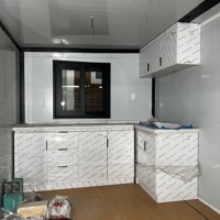 Villa moderne préfabriquée en acier léger de 40 pieds sur 20 pieds, prête à l'emploi, avec 2, 3, 4 ou 5 chambres, maison conteneur extensible à vendre, maison mobile