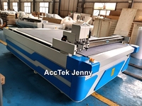 Plotter de Corte Digital con Cuchilla Oscilante Económico, Máquina de Corte con Cuchilla Vibratoria CNC AKZ1625 para Lona, Tela, Fibra de Vidrio