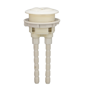 38mm chải vàng nhà vệ sinh kép đẩy tuôn ra vòng đầu nút - Product Image 2