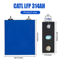 Batterie LiFePO4 prismatique CATL 314Ah 3.2V en stock en Pologne (UE) – Cellule certifiée CE 48V pour énergie solaire domestique (ESS)