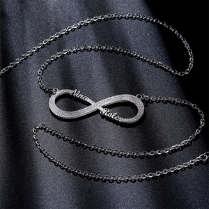 <span class=keywords><strong>Collana</strong></span> <span class=keywords><strong>Infinito</strong></span> Rinntin On112 dal Design Elegante con Grazioso Dettaglio Bianco - Product Image 6