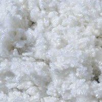Fibre de polyester creuse siliconée pour rembourrage de matelas, fibre de polyester vierge siliconée 15D32mm