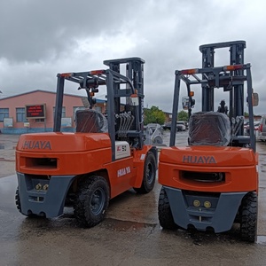 Fabricantes chinos de carretillas elevadoras diesel EPA de alta calidad 5 toneladas 4wd terreno áspero 4x4 con abrazadera de rollo de papel - Product Image 4