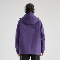 2025 nouveau automne extérieur assaut costume hommes femmes coupe-vent imperméable veste détachable caractéristique fermeture éclair alpinisme vêtements