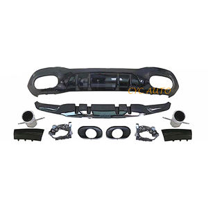 Parachoques trasero labio A45 diseño difusor trasero para Mercedes Benz A CLASS W177 Sport hatchback 2019 <span class=keywords><strong>2020</strong></span> + <span class=keywords><strong>A180</strong></span> A200 A250 - Product Image 3