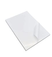 Haute Blanc Brillant Enduit 100um Papier Auto-adhésif A4 Jet D'encre PP 50pcs Matériel Adhésif Imprimable Étiquette Taille pour Imprimante