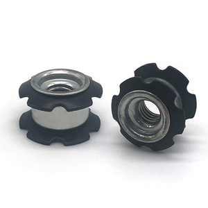 Vòng Đôi lớp kim loại chèn lỗ cắm thép đồ nội thất mùa xuân Threaded Ống chèn Nut hướng dương khóa Nut Sao NUT - Product Image 6