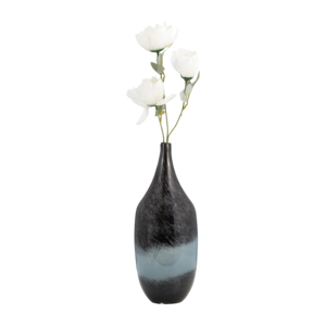 Vaso in Vetro Alto Scultoreo con Effetto Ombré, Vaso Decorativo Moderno per Fiori, per Soggiorno e Arredamento Casa - Product Image 2