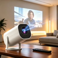 Projecteur HD portable pour la maison avec support réglable, télécommande, cinéma intérieur, projecteur HY300, projecteur de théâtre, mini projecteur