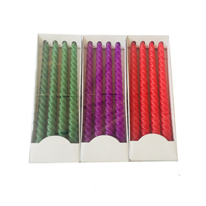 Vela en espiral de 10 pulgadas, vela cónica, vela de cena - Product Image 2