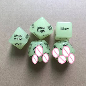 Dados Eróticos Luminosos <span class=keywords><strong>5</strong></span> en 1 para el Amor y el Sexo, Juego de Dados de Posiciones Personalizadas para Parejas, Regalo para Juegos de Pareja - Product Image 4