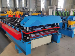USA Hot Sale Tuff Rib Metal Roofing <b>Making</b> <b>Machine</b> With Pre-cutter Max Rib Ag Panel Roll Forming <b>Machine</b> - Product Image 2